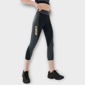 P.E Nation Blast High Rise 3/4 Cropped Legging in Dark Grey Women’s Size XS NWOT